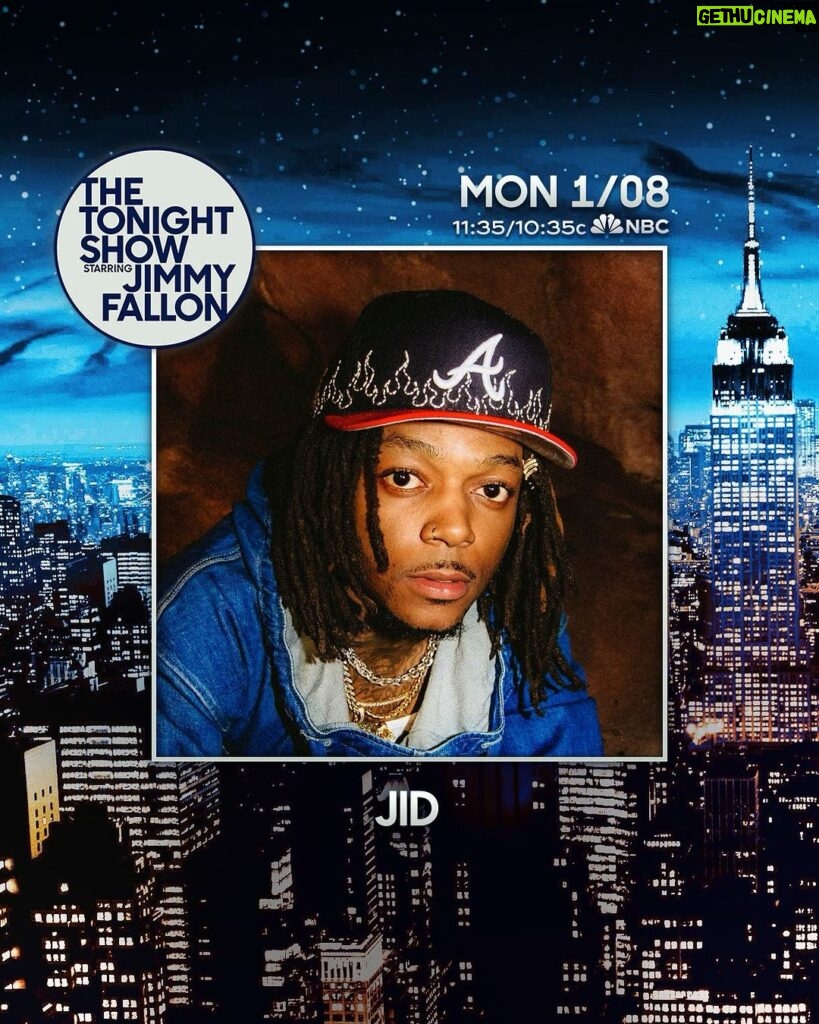 J.I.D Instagram - Tonight @jimmyfallon .. !!!!!