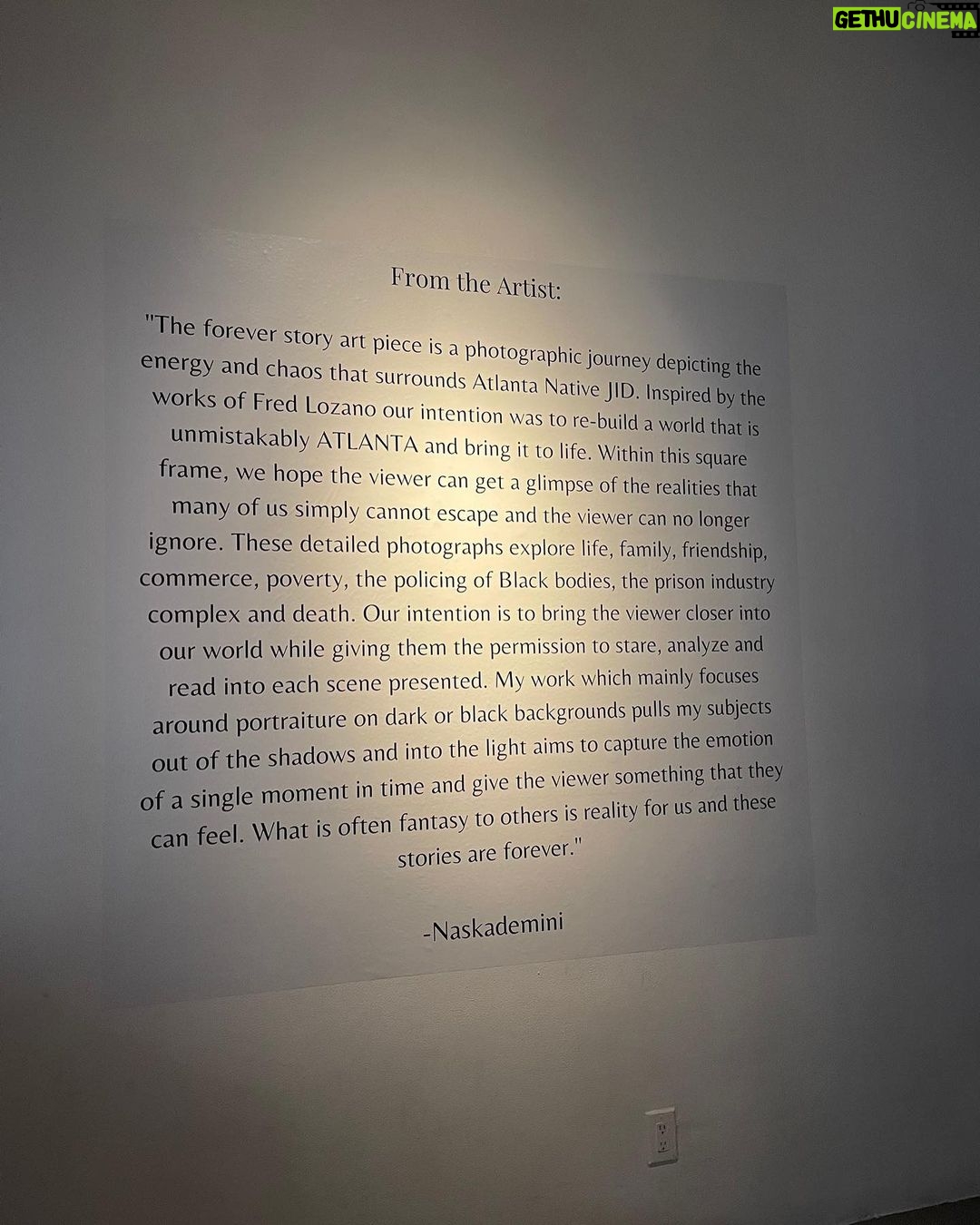 J.I.D Instagram - I gotta say thank you to everyone who helped the vision of this project to come to life. It’s so many people I can name but I just wana mention I’m so appreciative to have a smart, courageous, strong, dependable team around me. the Forever Story is the most important album I’ve ever created and we are excited to share this Journey with you.. “Dance Now” is out Now, TFS is otw (slide 1 I got deodorant clumps under my arms)
