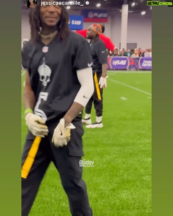 J.I.D Instagram - Team Savage got W in the @nfl celebrity flag football game last night. Thank you to everyone who helped put it together, i slick stilll got it lol State line: 3 catches 2TDs (FROM MICHAEL VICK!! 3 PBUs(2 led to Interceptions) got scored on once but fuck dat lol