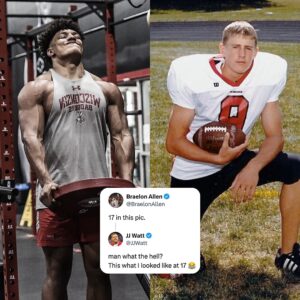 J.J. Watt Instagram - First time JJ’s ever looked small 😂