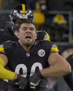 J.J. Watt Instagram - T.J. WATT. MENACE. 🔥 (via @steelers @nfl @jjwatt)