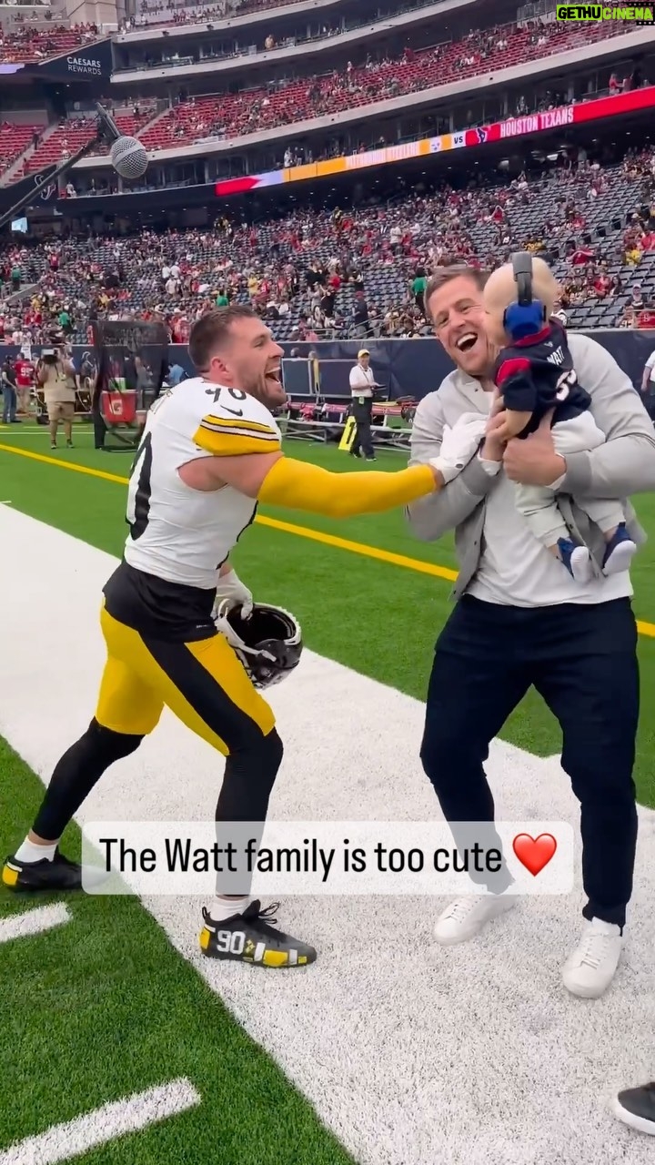 J.J. Watt Instagram - The Watt brothers with @jjwatt’s son Koa might be the cutest thing you see all day 🥹 (via @amypalcic)