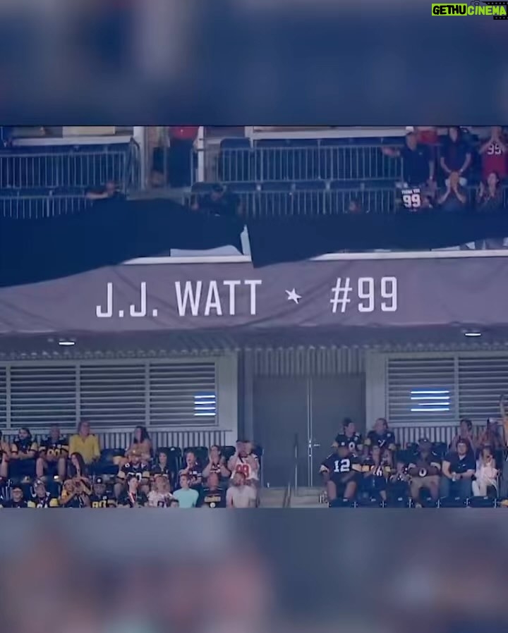 J.J. Watt Instagram - @jjwatt immortalized in Texans history