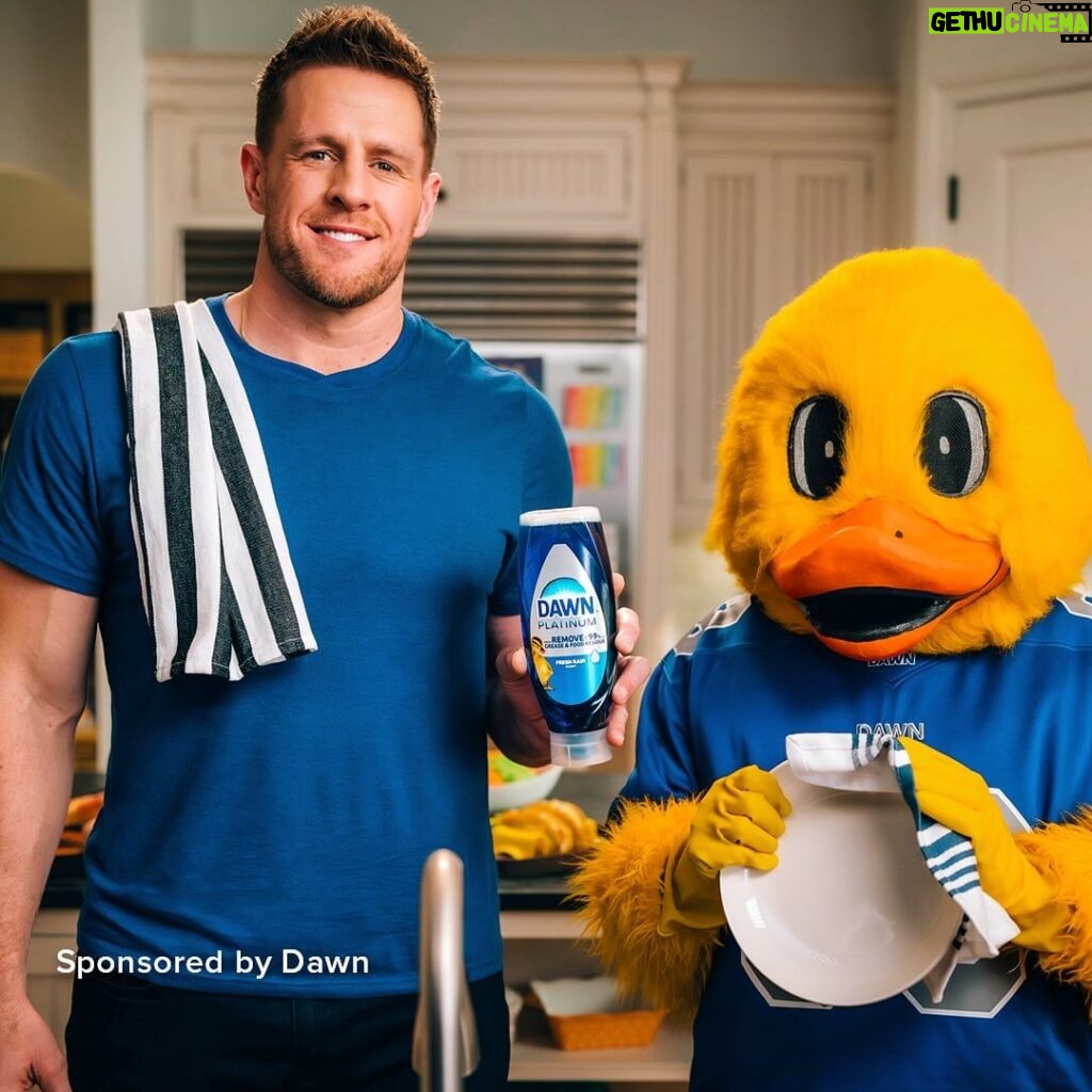 J.J. Watt Instagram - Super Bowl Sunday is only 9 days away. #Dawn_Partner That means we’re only 9 days away from some of the most delicious (but also greasy & messy) foods being consumed. Who’s gonna clean up all that mess? Well, @dawndishwash of course. And if you’d rather I clean them up than you, enter for a chance to win your very own Wash Party, hosted by me and also scoop up a bottle of #DawnPlatinum while you’re there (with a $3 coupon!). Check out the link in my bio for more information. #Dawn_Partner #JJWashParty #SuperBowl #football ​#Sweepstakes No Purchase Necessary. 48 contiguous US/DC, 21+. Ends 2/16/24. Rules: https://www.pggoodeveryday.com/signup/dawn-sweepstakes