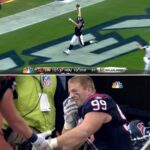 J.J. Watt Instagram - @jjwatt made quite an impression on the H-Town faithful in his playoff debut. 📺: #CLEvsHOU - Saturday 4:30pm ET on NBC 📱: Stream on #NFLPlus