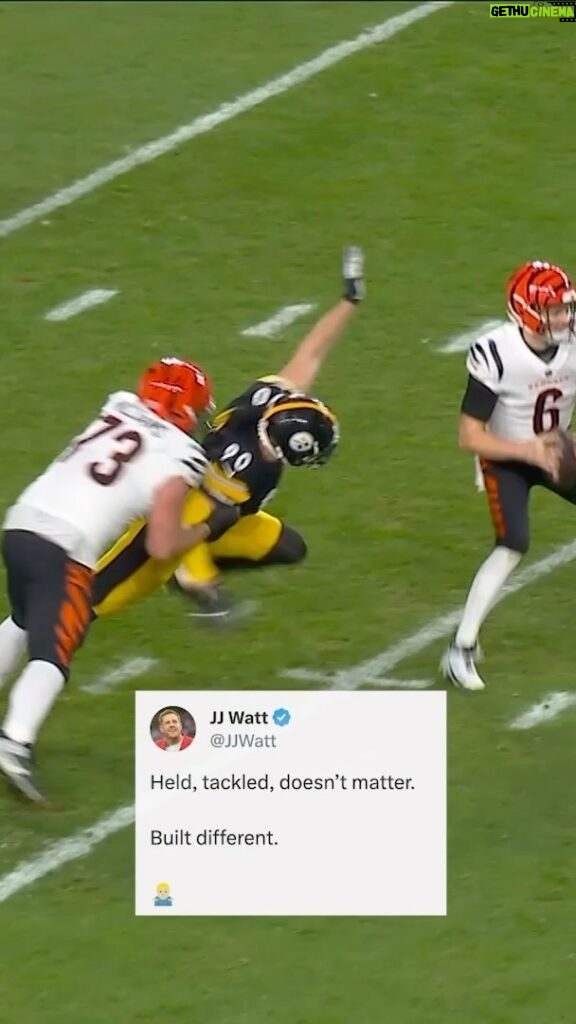 J.J. Watt Instagram - TJ wasn’t the only Watt hyped about this sack 😤 📺: #CINvsPIT on NBC 📱: Stream on #NFLPlus