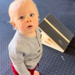 J.J. Watt Instagram – One year old and already telling me to kick rocks. He doesn’t want the baby weights, he wants the big dogs 😂