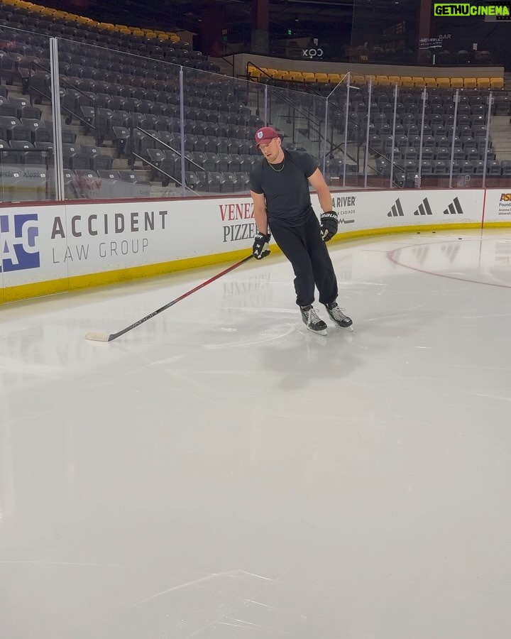 J.J. Watt Instagram - First time in a year, second time in the last 6-7 years. Knocking some rust off slowly but surely. 🏒