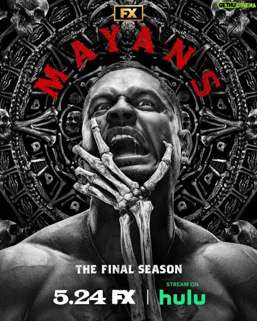 JR Bourne Instagram - One last ride. FX’s Mayans The Final Season. Premieres 5.24 on FX. Stream on Hulu. @MayansFX @FXNetworks