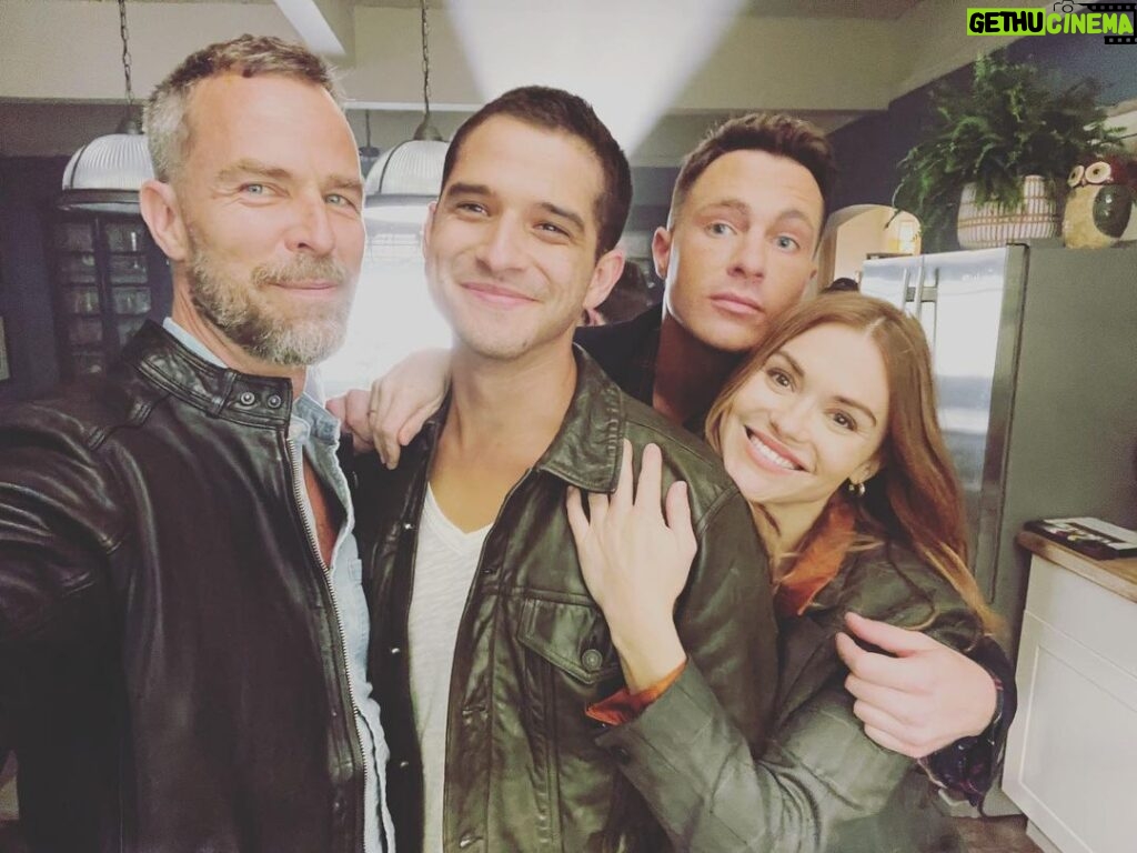 JR Bourne Instagram - We cookin’ up a storm in the McCall kitchen. #teenwolf @tylerposey58 @hollandroden @coltonlhaynes @paramountplus