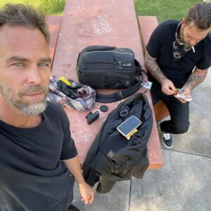 JR Bourne Instagram - The start and end of Day 1 shooting a little something with @travis_shinn 

#thisisntthebeginning though