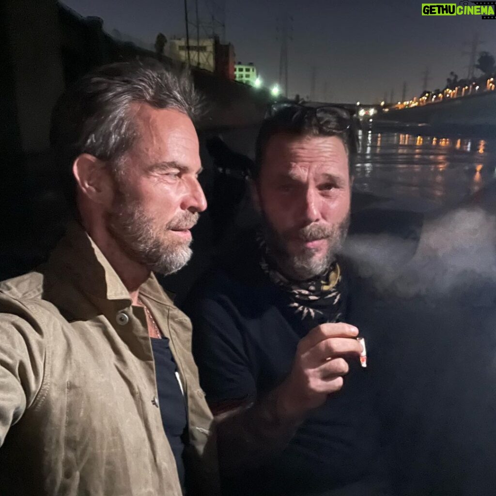 JR Bourne Instagram - The start and end of Day 1 shooting a little something with @travis_shinn #thisisntthebeginning though