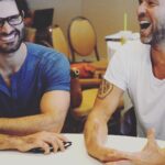 JR Bourne Instagram - This Friday is the anniversary of our finale episode, and this kid joined us in season 4. He insisted one eye each only photos with me. Odd but @dylansprayberry was a great addition to the #teenwolf family As for Hoech and I, Comic Con was no fun for us.