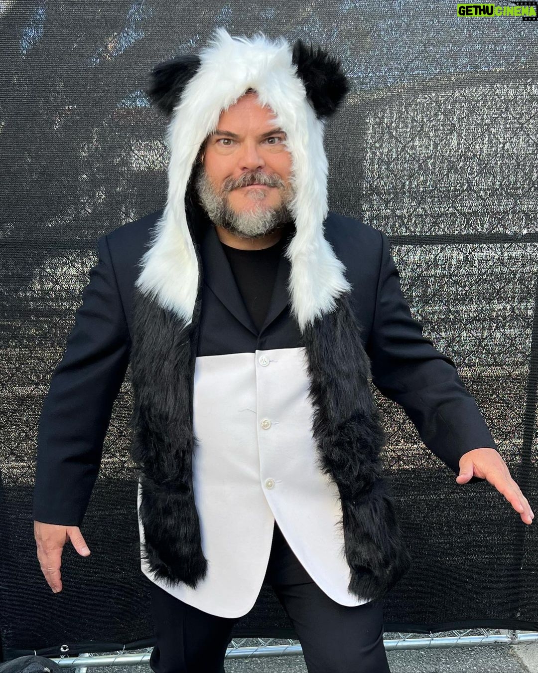 Jack Black - 464.2K Likes - Skadoooooshed all over the MTV Movie & TV awards!! What a great night
Suit design by @daynapinkthings