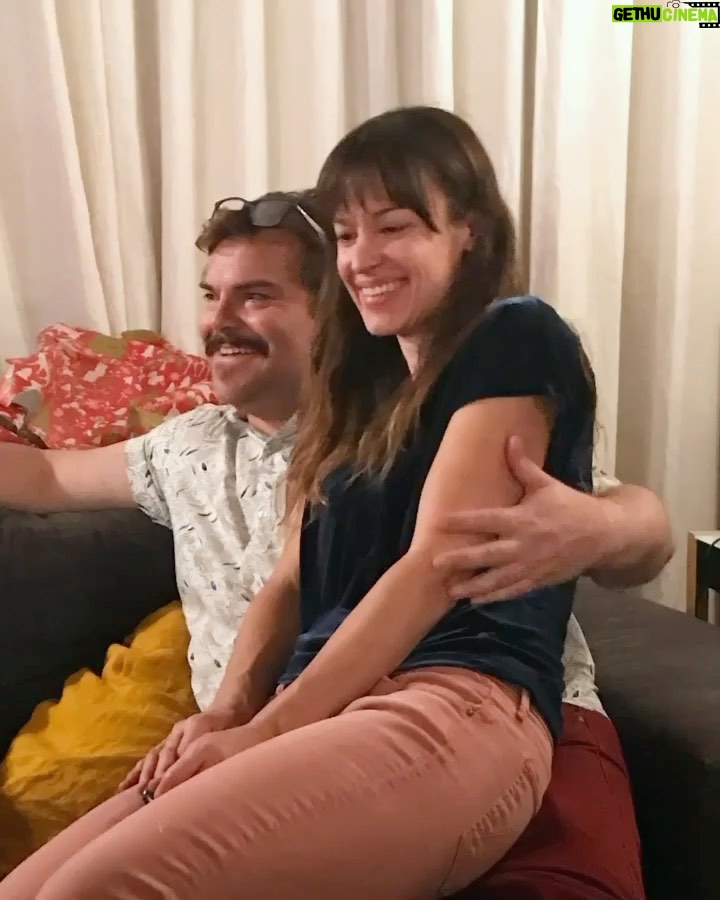 Jack Black - 455.5K Likes - Happy Anniversary my love...14 years! You are my love ❤️💙💜