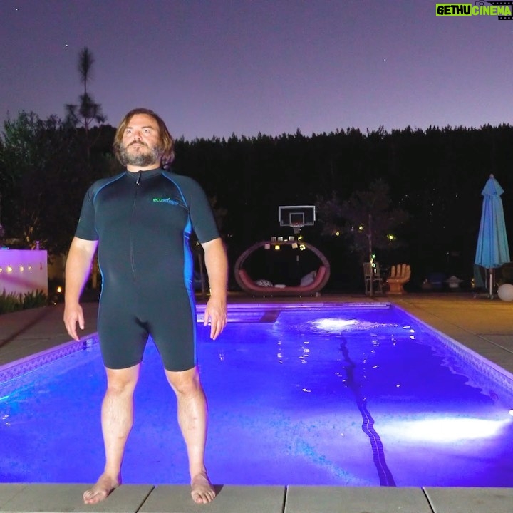 Jack Black Instagram - #PoolPortal 📹 @taylorstephens Los Angeles, California