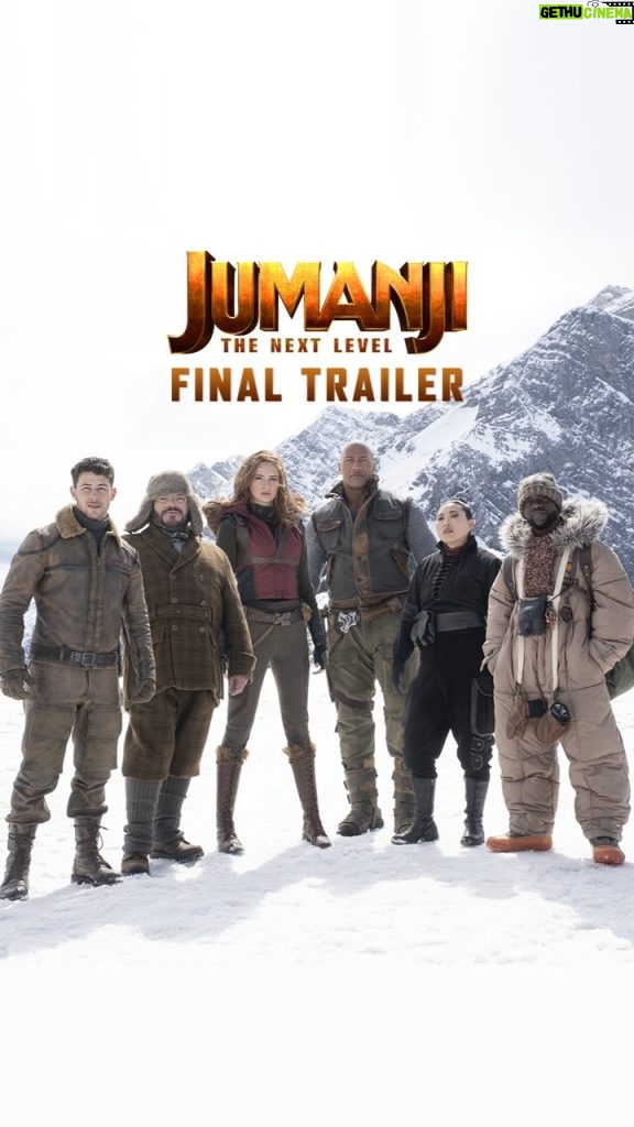 Jack Black Instagram - Watch the final trailer for #JUMANJI: THE NEXT LEVEL, in theaters December 13.