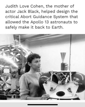 Jack Black Instagram - It’s true…my mom was a bad-ass aerospace engineer…and also a loving mother…I miss you mama!