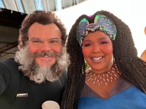 Jack Black Instagram - So fun working with @lizzobeeating on @themandalorian as the king and queen of Plazir-15!!!