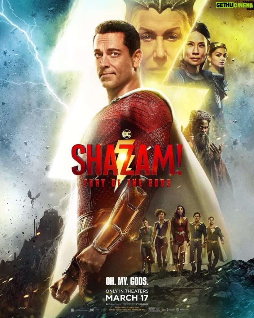 Jack Dylan Grazer Instagram - Huh, there is a Gods. New trailer for Shazam: Fury Of The Gods drops TOMORROW y’all! • @shazammovie @wbpictures @dcofficial