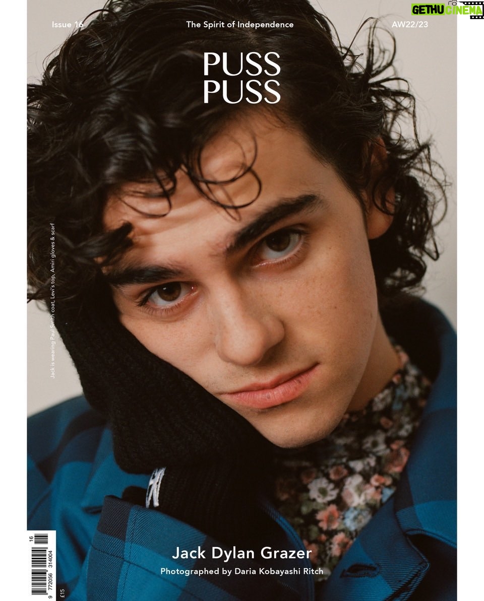Jack Dylan Grazer Instagram - Bisous @pusspussmag issue 16 Photographer: @dritch Stylist: @seanknight Creative director: @maria_joudina Interview: @gembien