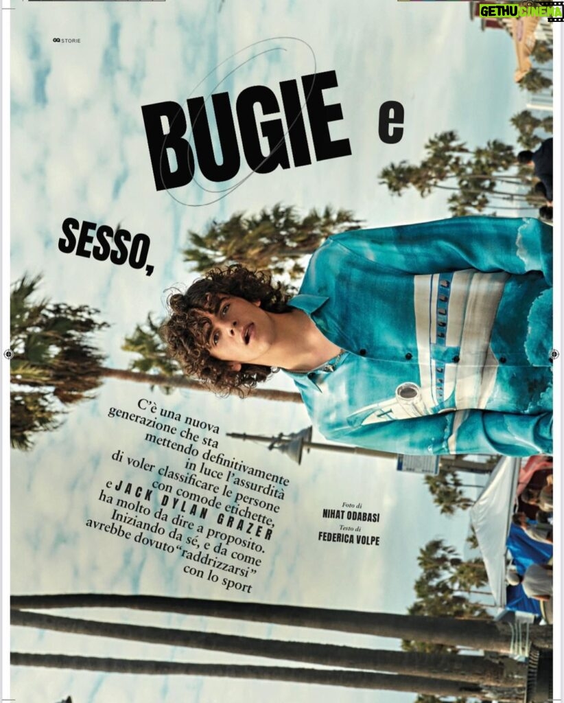 Jack Dylan Grazer Instagram - Straight up on the @gqitalia cover, you can find me sideways with an interview inside. Thank you George Clooney, for wrapping me up in your glory. Editor in Chief @audiffredi Photographer NIHAT ODABASI @nihatodabasiofficial Stylist ORETTA CORBELLI @orettac Groomer SONIA LEE for Exclusive Artists using Oribe Haircare @sonialeeartistry Photo Assistant KINSEY BAL @kinseyball Photo Assistant CAN SUSLUOGLU @dogcan.art Journalist FEDERICA VOLPE @fedi_volpe Production @mpunto_comunicazione Press Office @platformprteam #GQwinterissue