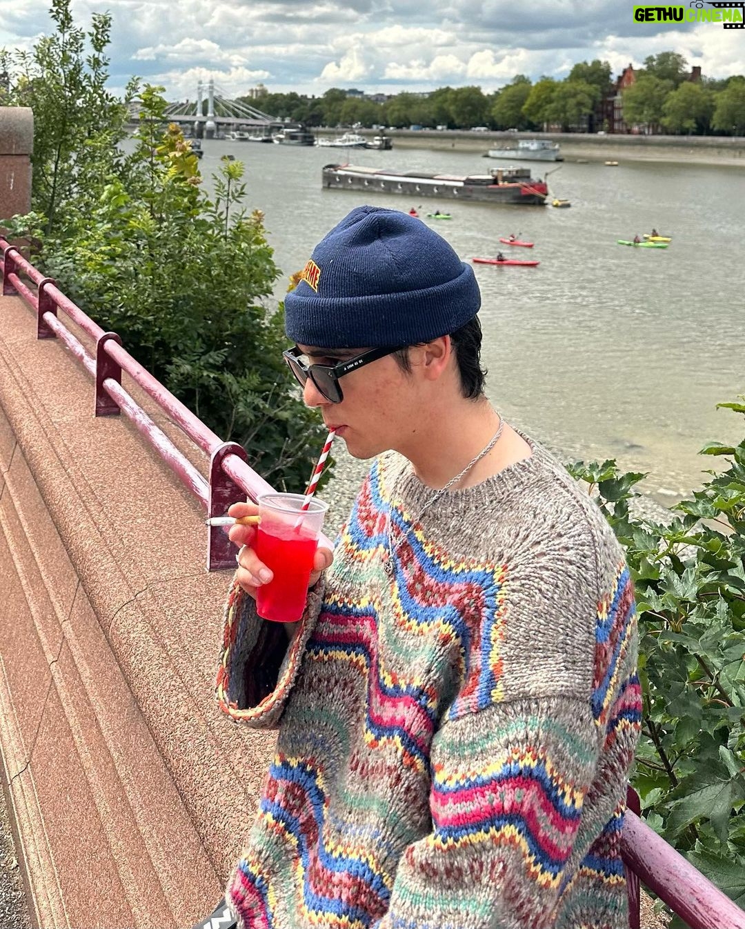 Jack Dylan Grazer Instagram - Haters Are Gonna Perpetually Hate My “Tilted Bulging Rucksack Dog Vibe” But It Ain’t Ever Gonna Change Me Cause I’m In Europe Now And I Will Die In Europe. London, United Kingdom