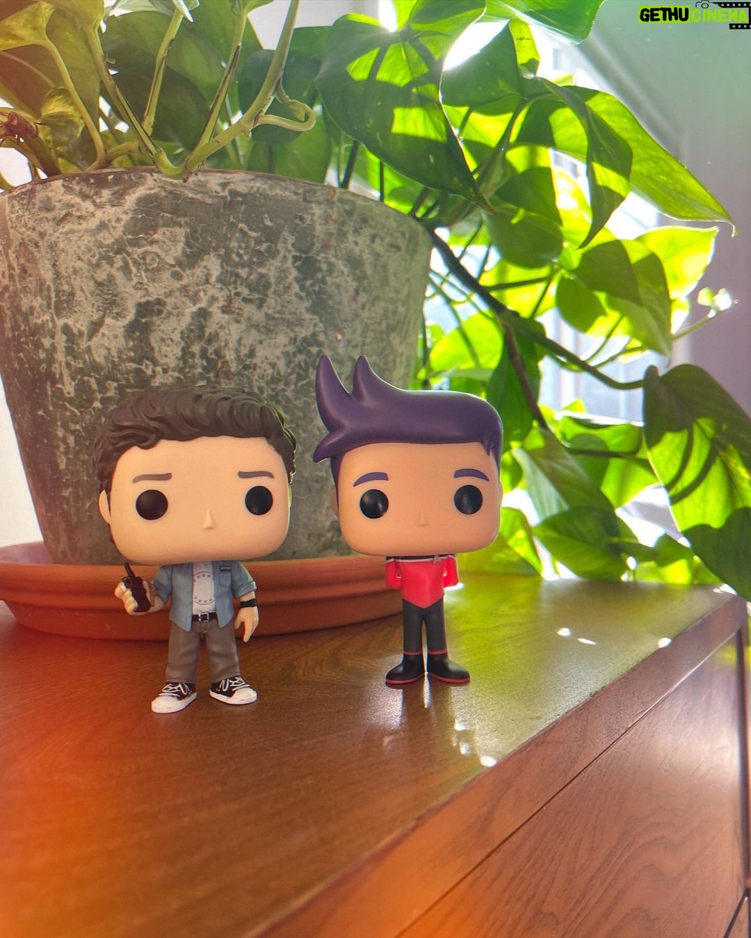Jack Quaid Instagram - 🖖🏻Thanks @originalfunko for giving Hughie a space friend. #Boimler #StarTrek #LowerDecks #startreklowerdecks #funko