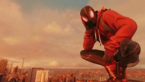 Jack Quaid Instagram - 📸 Yep still doing this. #spiderman2ps5 #virtualphotography