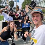 Jack Quaid Instagram - These kids are all right! @sagaftra #sagaftrastrong Los Angeles, California