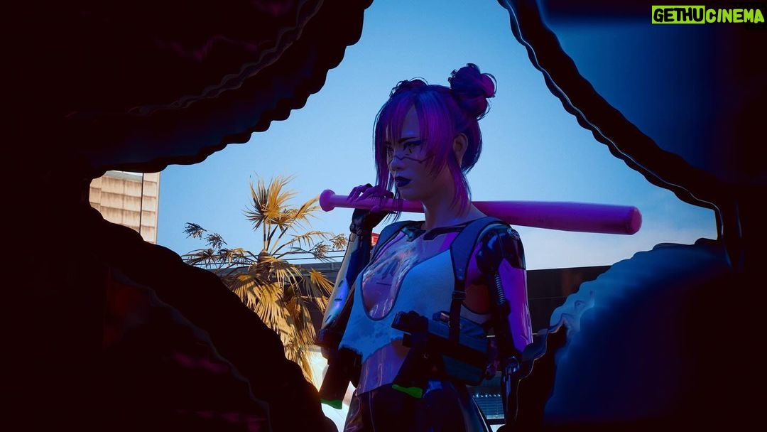 Jack Quaid Instagram - 📸 Night City Boimler #virtualphotography #cyberpunk #cyberpunk2077 #photobyJQ