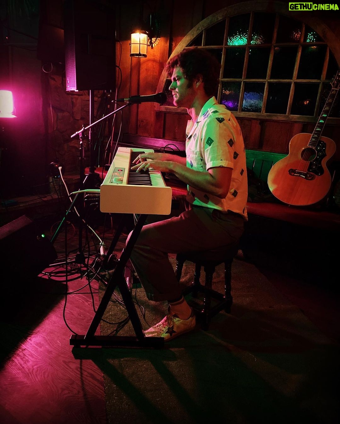 Jack Quaid Instagram - 🦝 Had such a blast last night. Big thank you to @elyhenry for letting me ruin your beautiful music show with songs about raccoon sex. @thefable.la