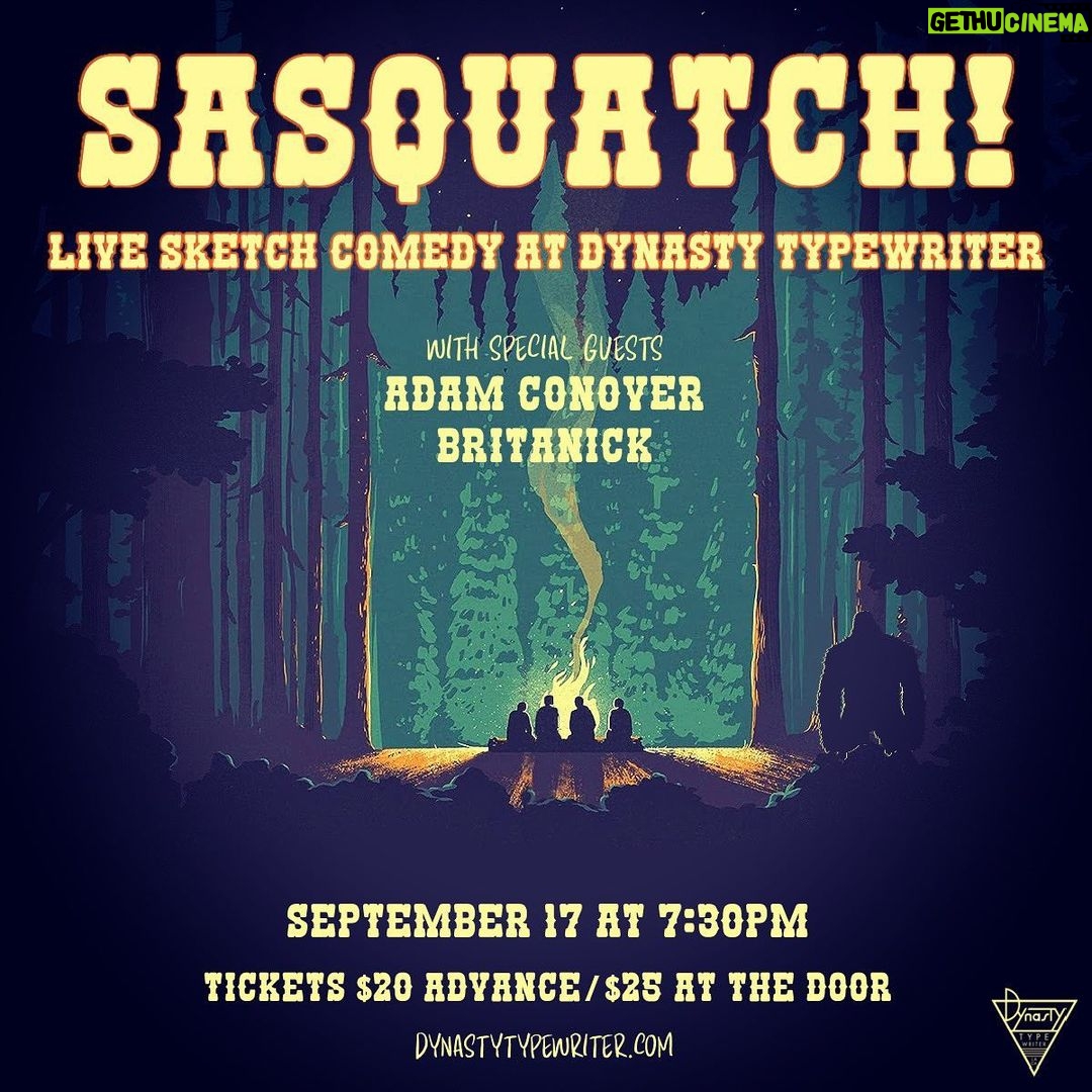 Jack Quaid Instagram - We’re less than a week out from our show at @dynastytypewriter and holy shit guys check out our SPECIAL GUESTS @britanickcomedy and @adamconover!!!! This is gonna be an insanely fun night. Get your tickets now! (Link in Bio) Dynasty Typewriter