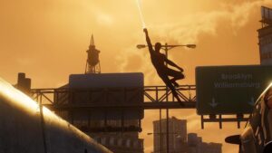 Jack Quaid Instagram - 📸 Back on my virtual photography bullshit. #virtualphotography #spiderman2ps5 #photobyjq