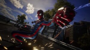 Jack Quaid Instagram - 📸 Back on my virtual photography bullshit. #virtualphotography #spiderman2ps5 #photobyjq