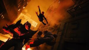 Jack Quaid Instagram - 📸 Back on my virtual photography bullshit. #virtualphotography #spiderman2ps5 #photobyjq