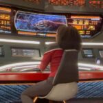 Jack Quaid Instagram - 🖖🏻”Those Old Scientists.” I don’t think I’ve ever had more fun on a set than when I got to play around on the USS Enterprise. The cast of #StrangeNewWorlds were so wonderful and welcoming, getting to (finally) work with my friend @trondynewman in live action was a delight, and it was a straight up honor to be directed by the legendary @jonathansfrakes. I love playing Boimler so goddamn much and to play him in live action was one of the highlights of my career. Thank you, Trekkies for such a warm reception! This was a story about fans and none of this would have been possible if not for you. RRRIKER! . . . #StarTrek #startrekstrangenewworlds #lowerdecks #startreklowerdecks #boimler #mariner #thoseoldscientists