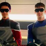 Jack Quaid Instagram - 🖖🏻”Those Old Scientists.” I don’t think I’ve ever had more fun on a set than when I got to play around on the USS Enterprise. The cast of #StrangeNewWorlds were so wonderful and welcoming, getting to (finally) work with my friend @trondynewman in live action was a delight, and it was a straight up honor to be directed by the legendary @jonathansfrakes. I love playing Boimler so goddamn much and to play him in live action was one of the highlights of my career. Thank you, Trekkies for such a warm reception! This was a story about fans and none of this would have been possible if not for you. RRRIKER! . . . #StarTrek #startrekstrangenewworlds #lowerdecks #startreklowerdecks #boimler #mariner #thoseoldscientists