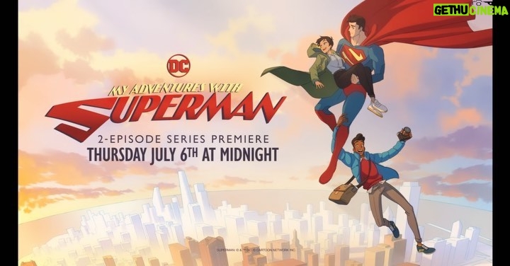 Jack Quaid Instagram - 💥JULY 6TH!!! The Man Of Steel is coming to Adult Swim and Toonami! Let’s do this!!! #MyAdventuresWithSuperman Metropolis
