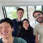 Jack Quaid Instagram - We had ourselves a little Plus One reunion the other day! Missed these trash goblins. #plusone Los Angeles, California