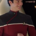 Jack Quaid Instagram - 🖖🏻Mare and Boims are on the Enterprise, baby!!!!! #startreklowerdecks #strangenewworlds #lowerdecks #mariner #boimler
