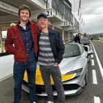 Jack Quaid Instagram - 🏎️Big thanks to my British Dad @simonpegg for taking me out to drive fast things that go vroom-vroom while I’m in town. @goodwoodrrc Goodwood Motor Circuit
