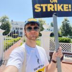 Jack Quaid Instagram - Back in LA, back to striking! #sagaftrastrong @chao_time Culver Studios