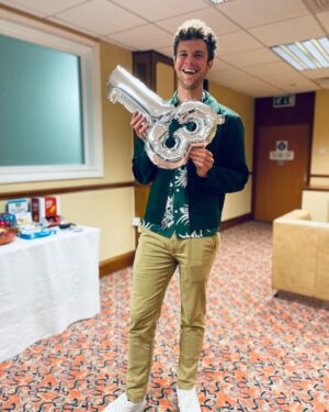 Jack Quaid Instagram - 🎂31. Feelin’ fun. Thank you to the people at #Voughtcon for the lovely balloons, and thank you to @tomercapone for figuring out how to make them look like a penis. Love you all!
