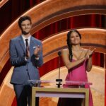 Jack Quaid Instagram - 📽️Wow that was a BLAST! A HUGE thank you to @theacademy for inviting the wonderful @zaziebeetz and I to announce the nominations for the 96th #oscars. It was such an honor to be there. Congrats to all the nominees! #academyawards #nomination The Museum of the Academy of Motion Picture Arts and Sciences