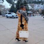 Jackie Aina Instagram - looking good heals me, spiritually floor length vest: @thefurandleathercentre