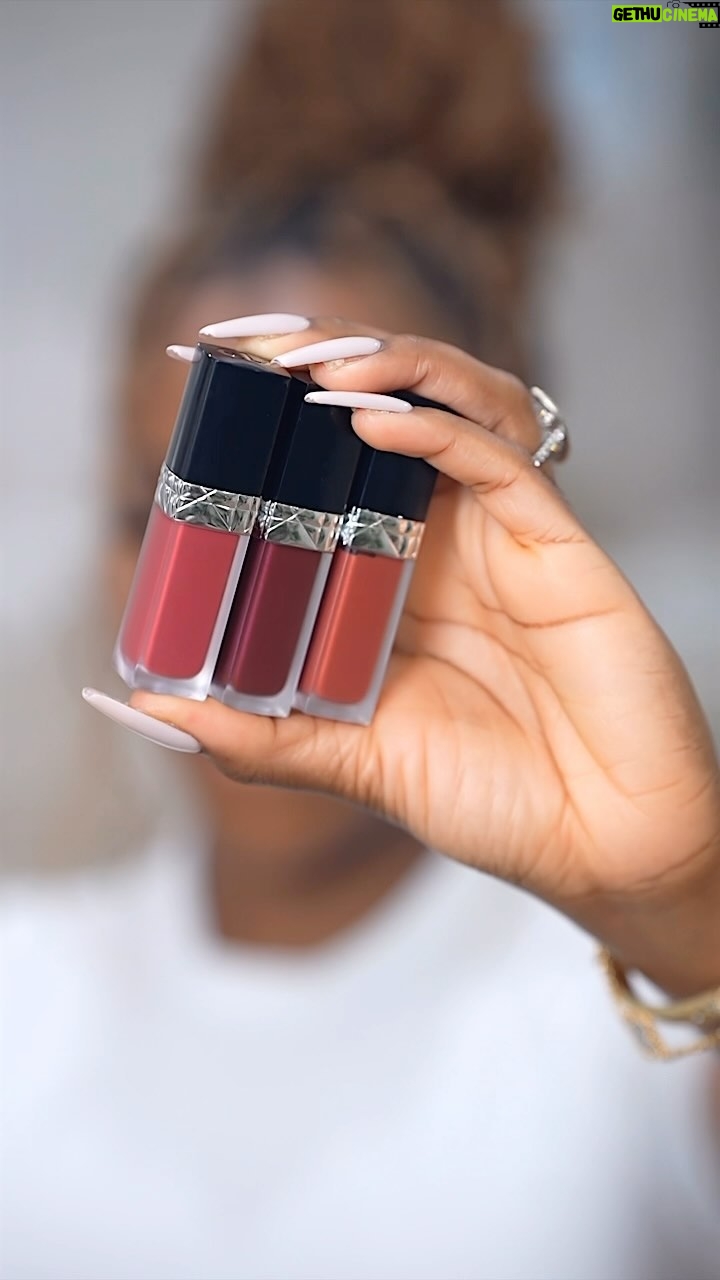 Jackie Aina Instagram - @diorbeauty #rougedior sequin lipsticks