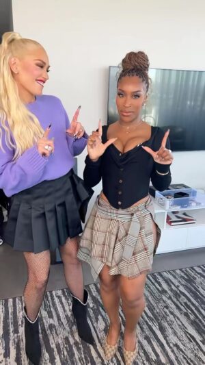 Jackie Aina Instagram - not me and bae kinda matching tho 😍 @gwenstefani