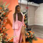 Jackie Aina Instagram - Had an amazing weekend in Atlanta speaking at the @aerie Real Fest. Real people. Real conversations. Real gorgeous looks and faces 😍 suit @lapointe bodysuit @amazonfashion heels @ysl