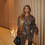 Jackie Aina Instagram - my favorite color is me, duh!!! 👱🏾‍♀️🤎🫶🏾🐻